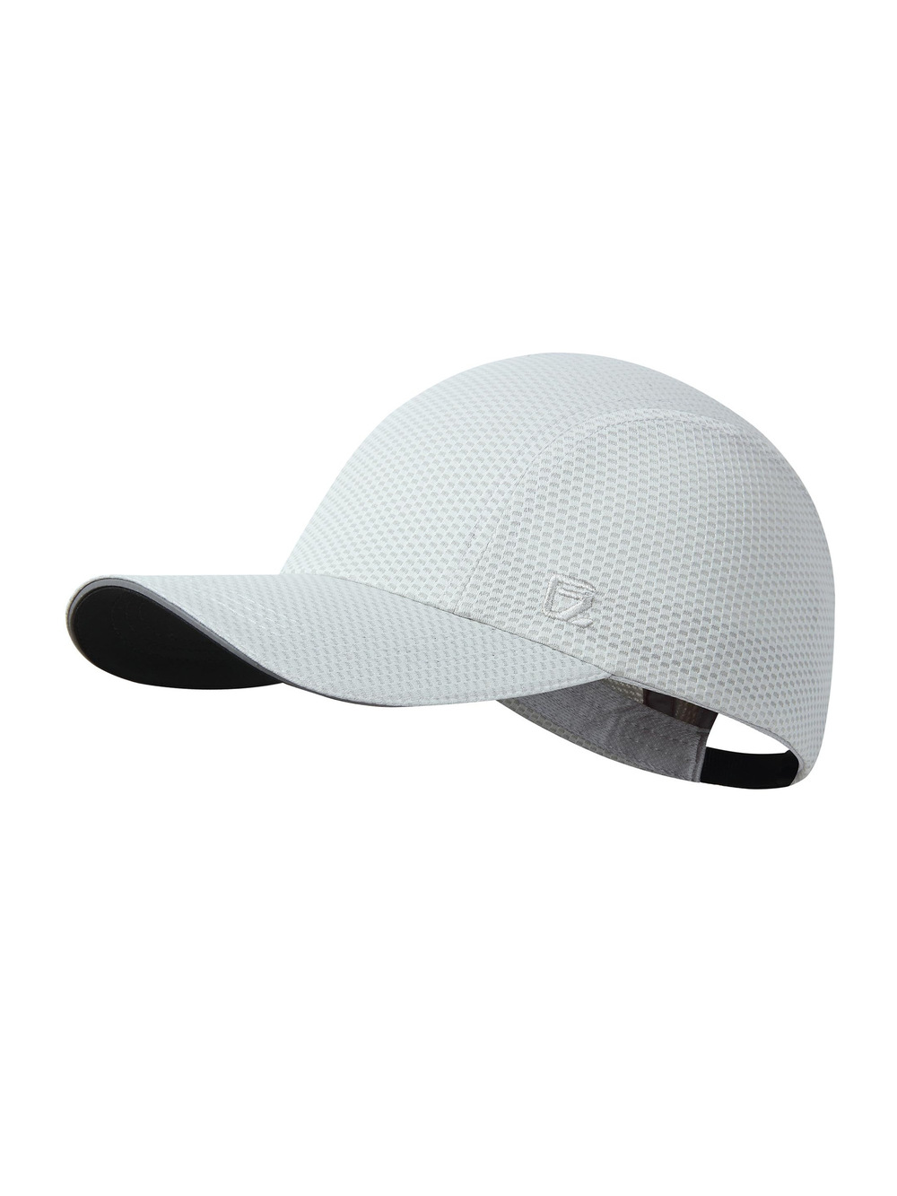 Women's Race Day Running Cap Performance Mesh | Light Gray | Size 6 5/8-7 1/2
